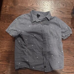 art class Gray Kids Polo with White and Red Accents